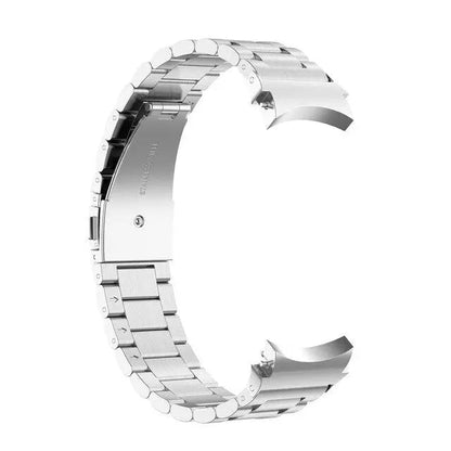 Stainless Steel Watch Band for Samsung Galaxy Watch 4 & 5 – Quick-Release Metal Strap with Adjustable Links, Compatible with 40mm 44mm