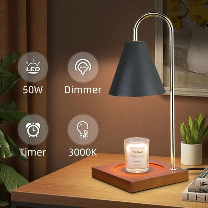WARMELLE – Timed Candle Warmer Lamp for Elegant Living Spaces