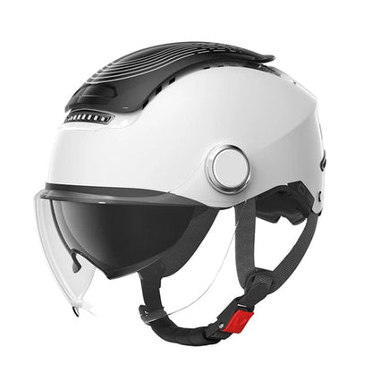 Open Face Motorcycle Helmet with Dual Lenses & Breathable Design | Lightweight Comfort for Summer Rides