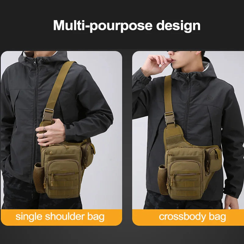 Adventure Ready | Multi-Pocket Hiking Bag with Water-Resistant Design | Versatile Carrying Options for Outdoor Adventures
