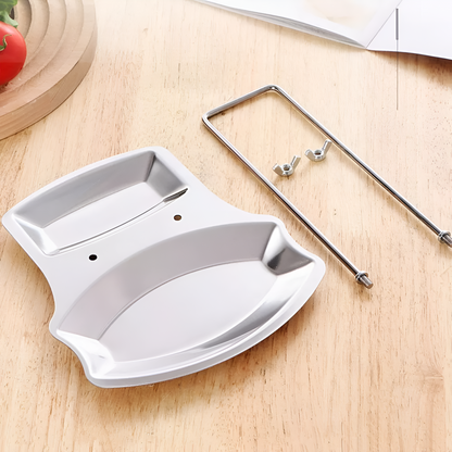 Sable Pot Lid and Spoon Holder - Stainless Steel, Space-Saving Design