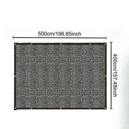 Sable Shade Cloth - UV-Resistant Garden Shade Fabric, Reinforced Corners