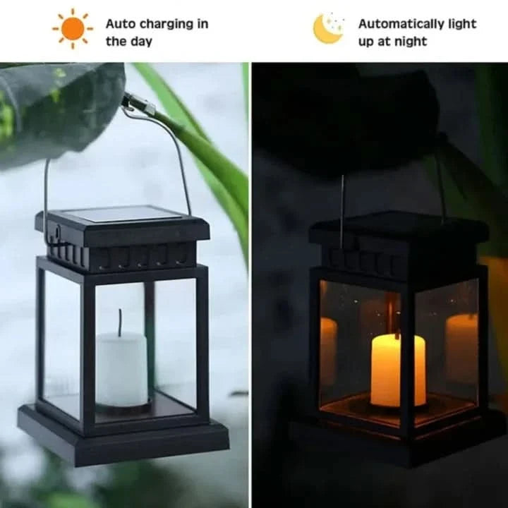 CANDLELIVA – Solar Candle Lantern for Cozy Outdoor Ambience