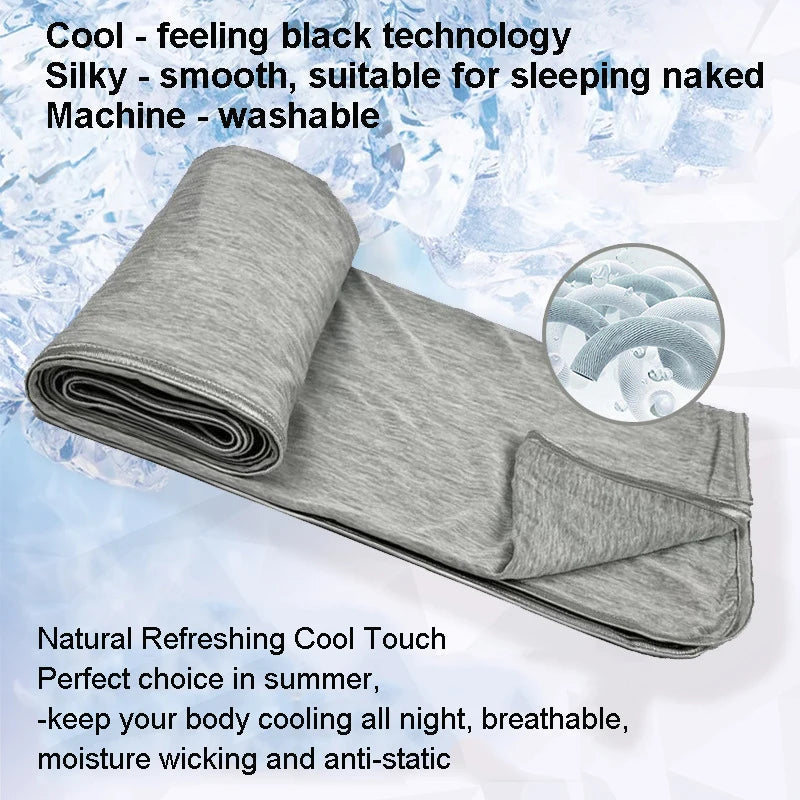 Cooling Blanket Collection | Temperature-Regulating Cooling Blanket with Moisture-Wicking Technology | Lightweight and Breathable for Hot Sleepers