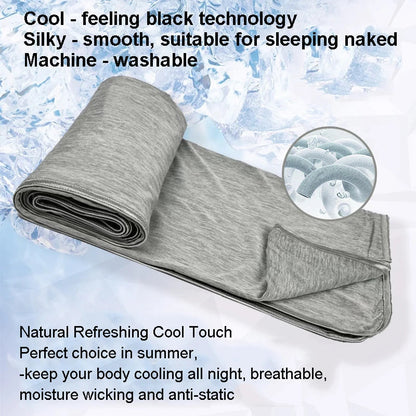 Cooling Blanket Collection | Temperature-Regulating Cooling Blanket with Moisture-Wicking Technology | Lightweight and Breathable for Hot Sleepers
