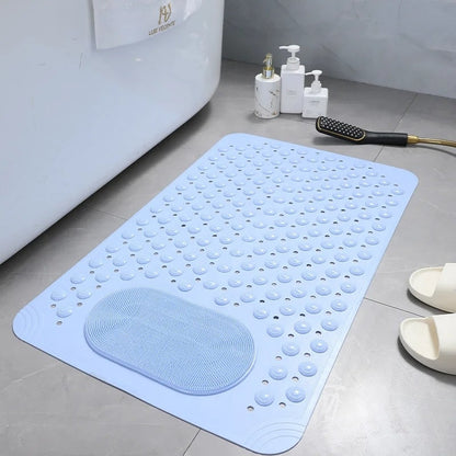 SafeGrip | Non-Slip Shower Mat with Built-in Foot Scrubber | Enhanced Hygiene for Safe and Clean Showers