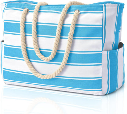 Large Waterproof Tote for Beach - Sandproof Pool and Travel Bag