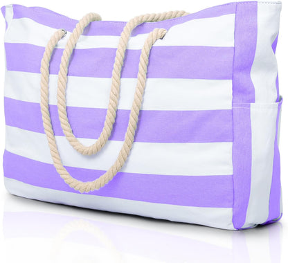 Large Waterproof Tote for Beach - Sandproof Pool and Travel Bag