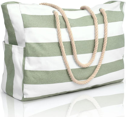 Large Waterproof Tote for Beach - Sandproof Pool and Travel Bag