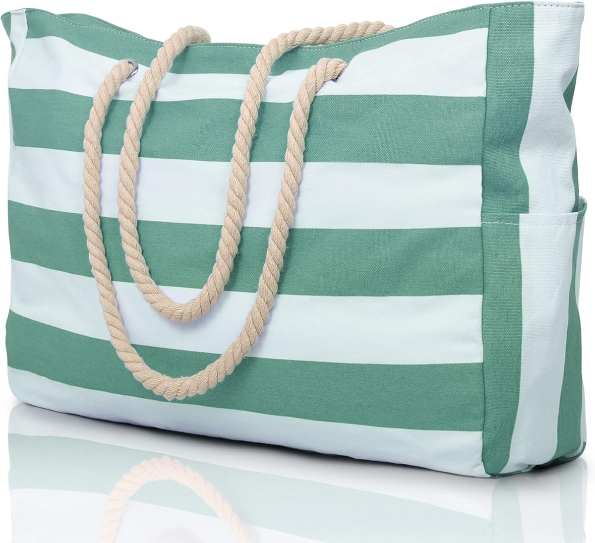 Large Waterproof Tote for Beach - Sandproof Pool and Travel Bag