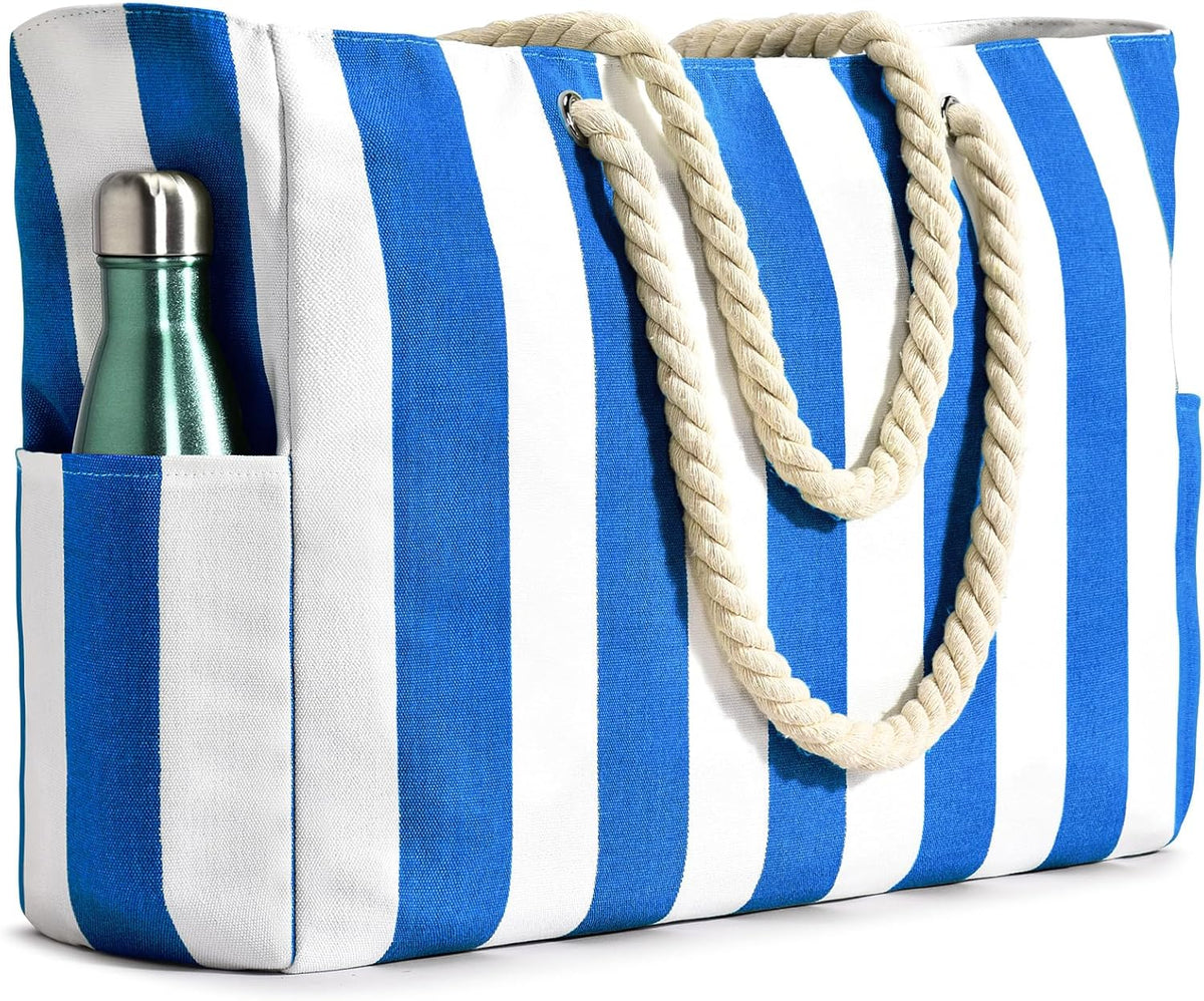 Large Waterproof Tote for Beach - Sandproof Pool and Travel Bag