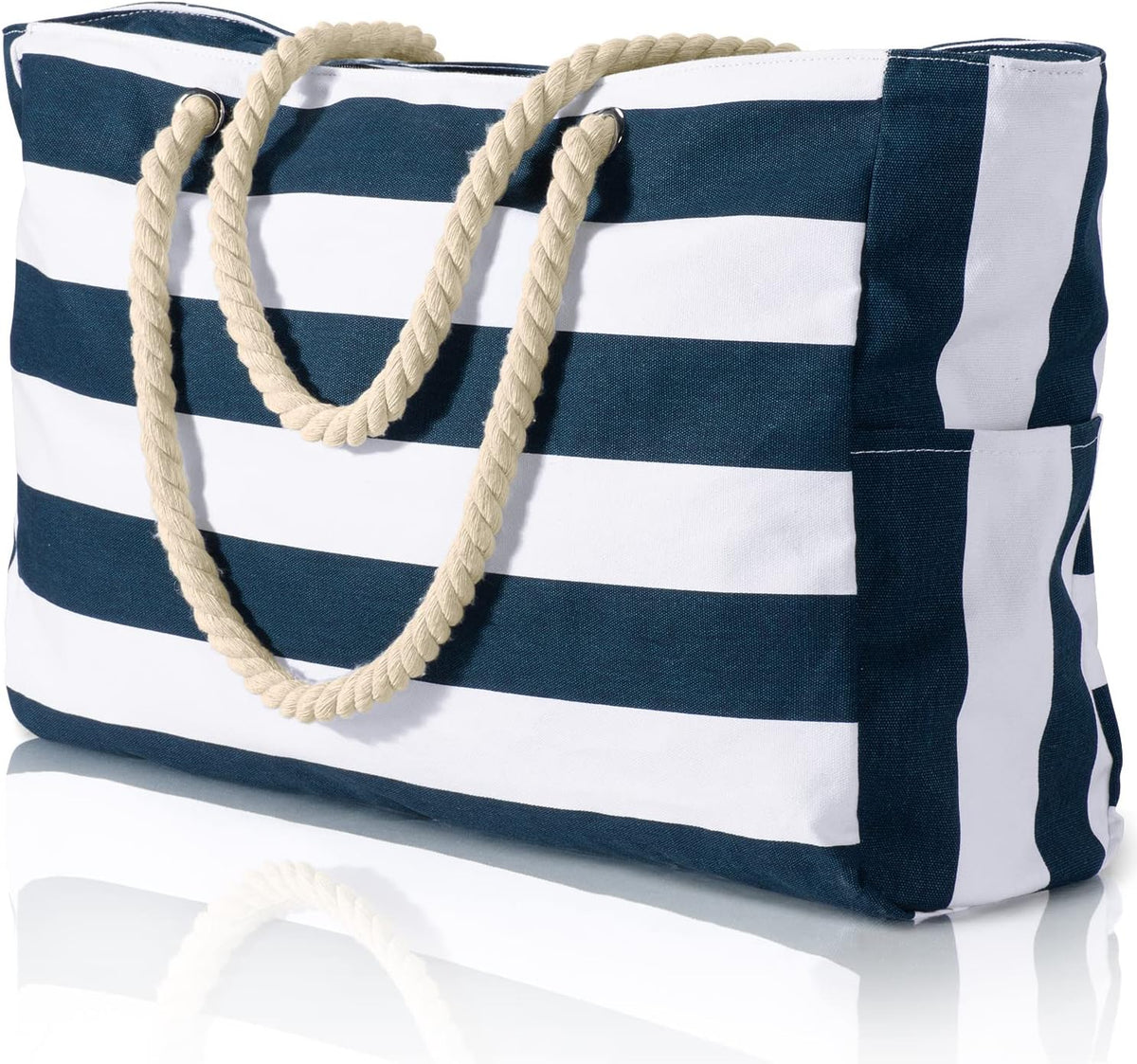 Large Waterproof Tote for Beach - Sandproof Pool and Travel Bag