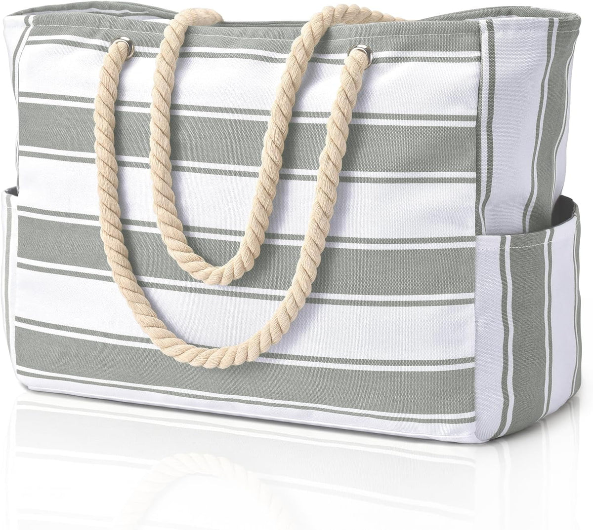 Large Waterproof Tote for Beach - Sandproof Pool and Travel Bag