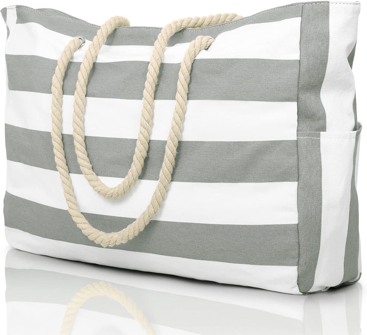 Large Waterproof Tote for Beach - Sandproof Pool and Travel Bag