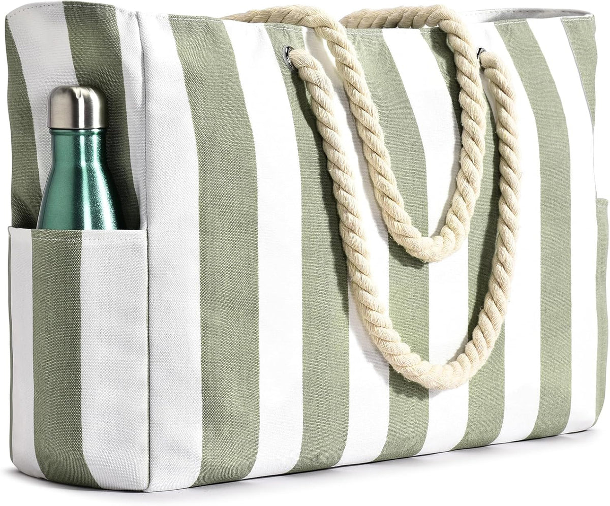 Large Waterproof Tote for Beach - Sandproof Pool and Travel Bag