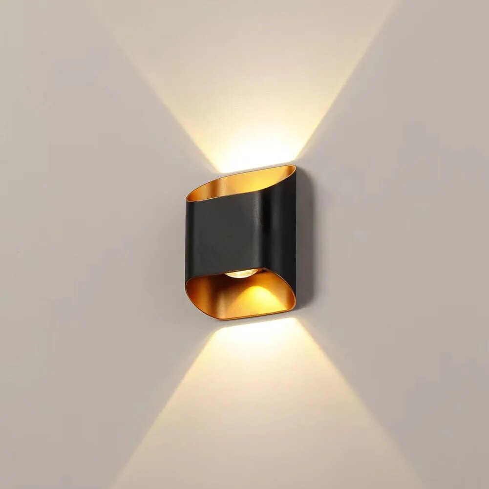 LED Outdoor Wall Sconce Weatherproof Up Down Light Aluminum Fixture for Patio Entry Garage Commercial Exterior Lighting
