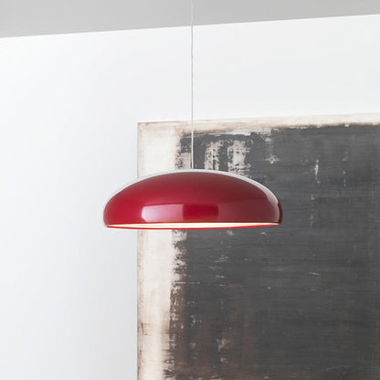 Adjustable Height Metal LED Ceiling Fixture for Dining Room & Kitchen Island | Modern Sculptural Overhead Lighting for Table & Counter | Ind