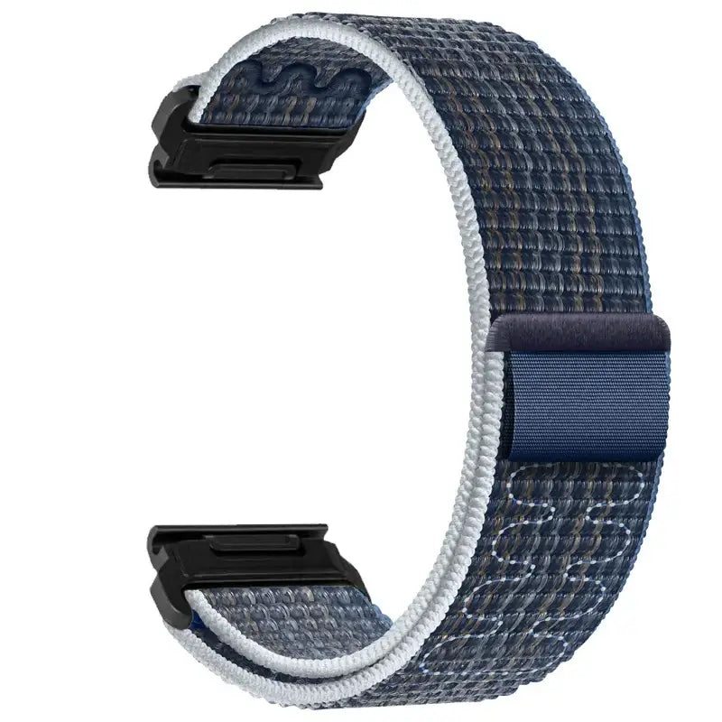 Adjustable Nylon Hook-and-Loop Smartwatch Band – Breathable Sports Strap for Fitness Tracking