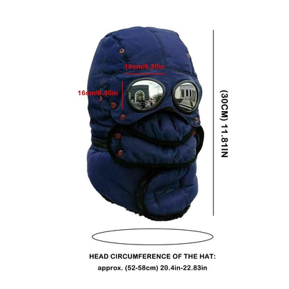 Thermal Beanie with Windproof Face Covering