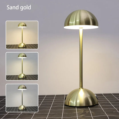 LED Touch Table Lamp with USB Rechargeable Battery and 3 Lighting Colors