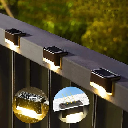 SOLARLIVA – Outdoor Solar LED Step Lights for Garden Decor
