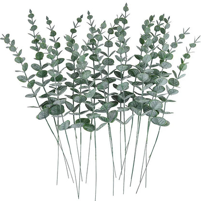 Artificial Greenery Sprigs for Vases & Centerpieces – Realistic Botanical Decor for Living Room, Wedding, Office