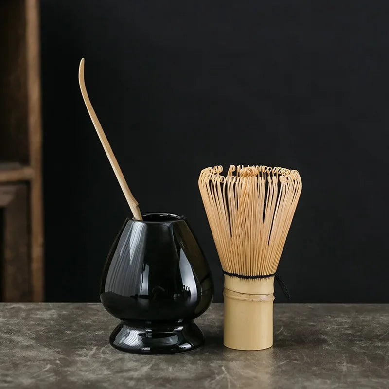 Traditional Matcha Set | Bamboo & Ceramic with Authentic Design | Complete Kit for Perfect Matcha Preparation