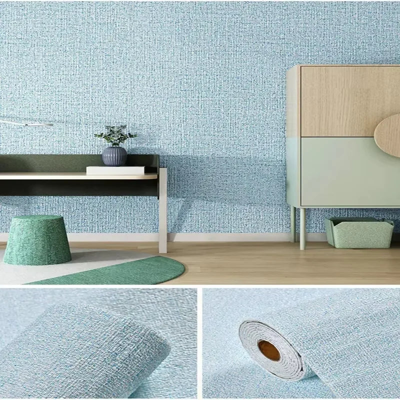 3D Foam Wall Covering Self-Adhesive Fabric-Look Panels Peel and Stick Waterproof Textured Decor for Bedroom Living Room DIY Renovation Rente