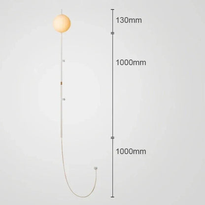 Plug-In Wall Sconce Light with Adjustable Arm for Bedroom Living Room Hallway Office Black White Modern Minimalist Reading Lamp Fixture Easy