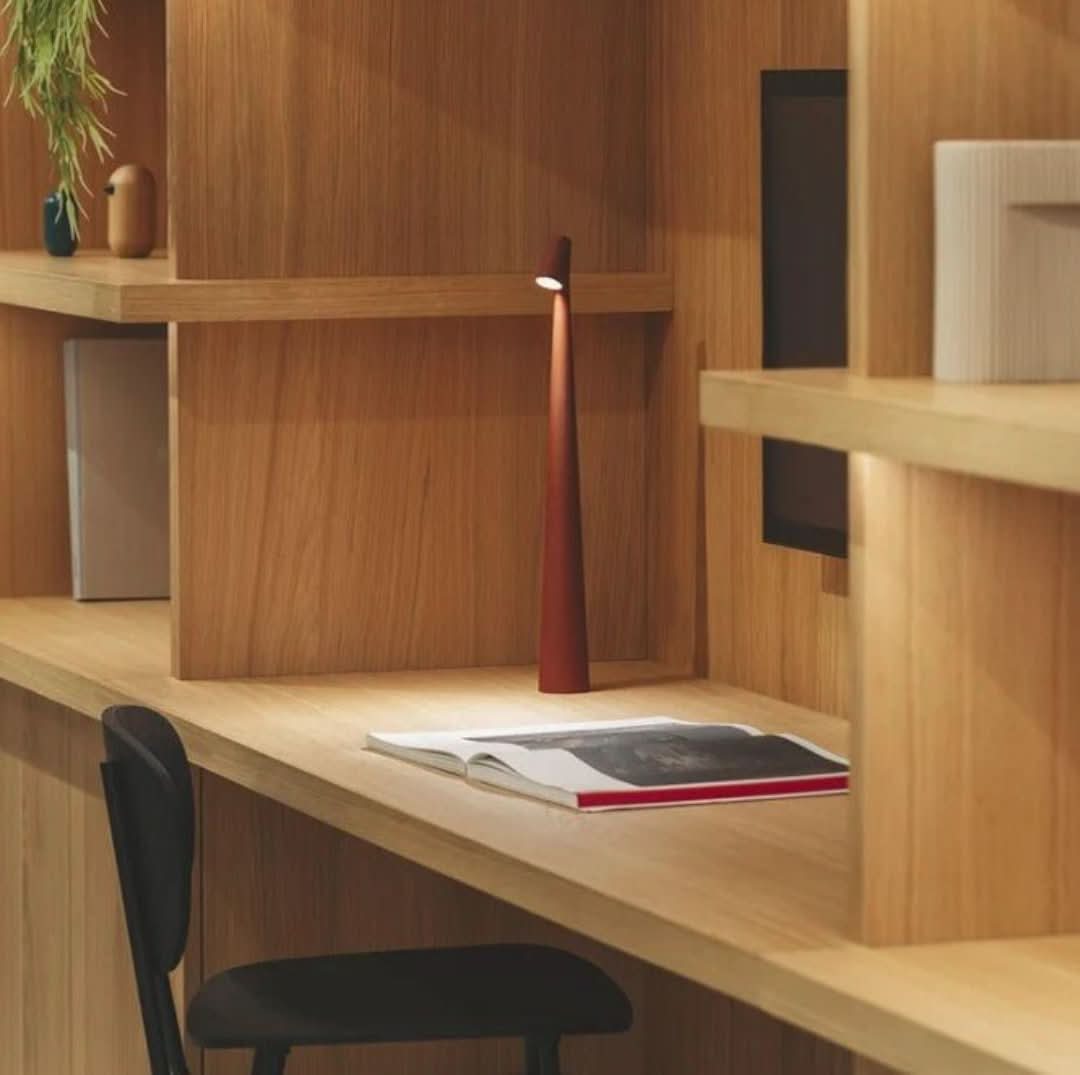 Scandinavian Drip-Free Table Lamp with Touch Control & USB Charging | Modern Ambient Lighting
