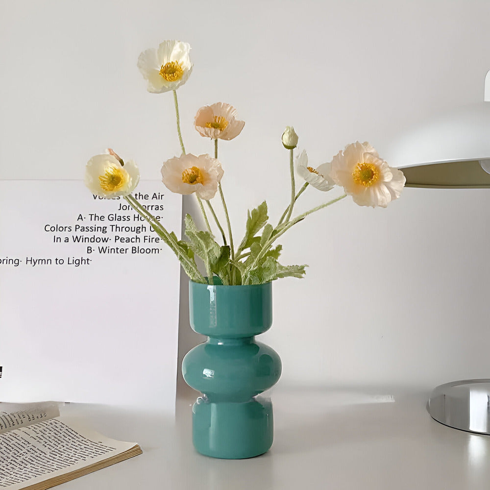 Scandinavian Glass Vase with Minimalist Design