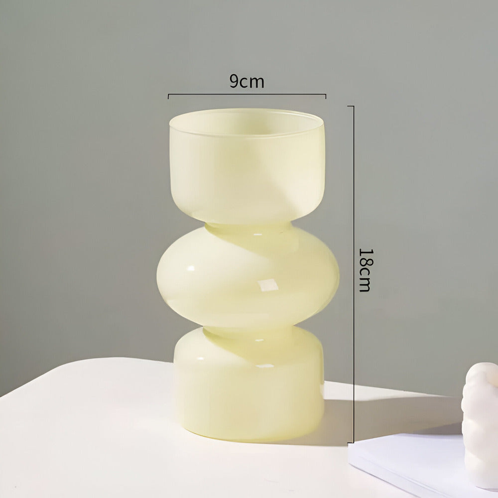 Scandinavian Glass Vase with Minimalist Design
