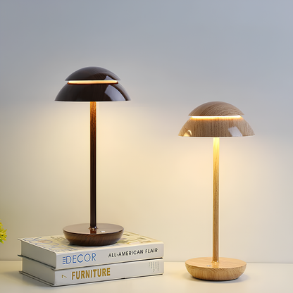 Scandinavian Minimalist | Cordless LED Table Lamp with Touch Dimming | Versatile Rechargeable Light for Cozy Spaces