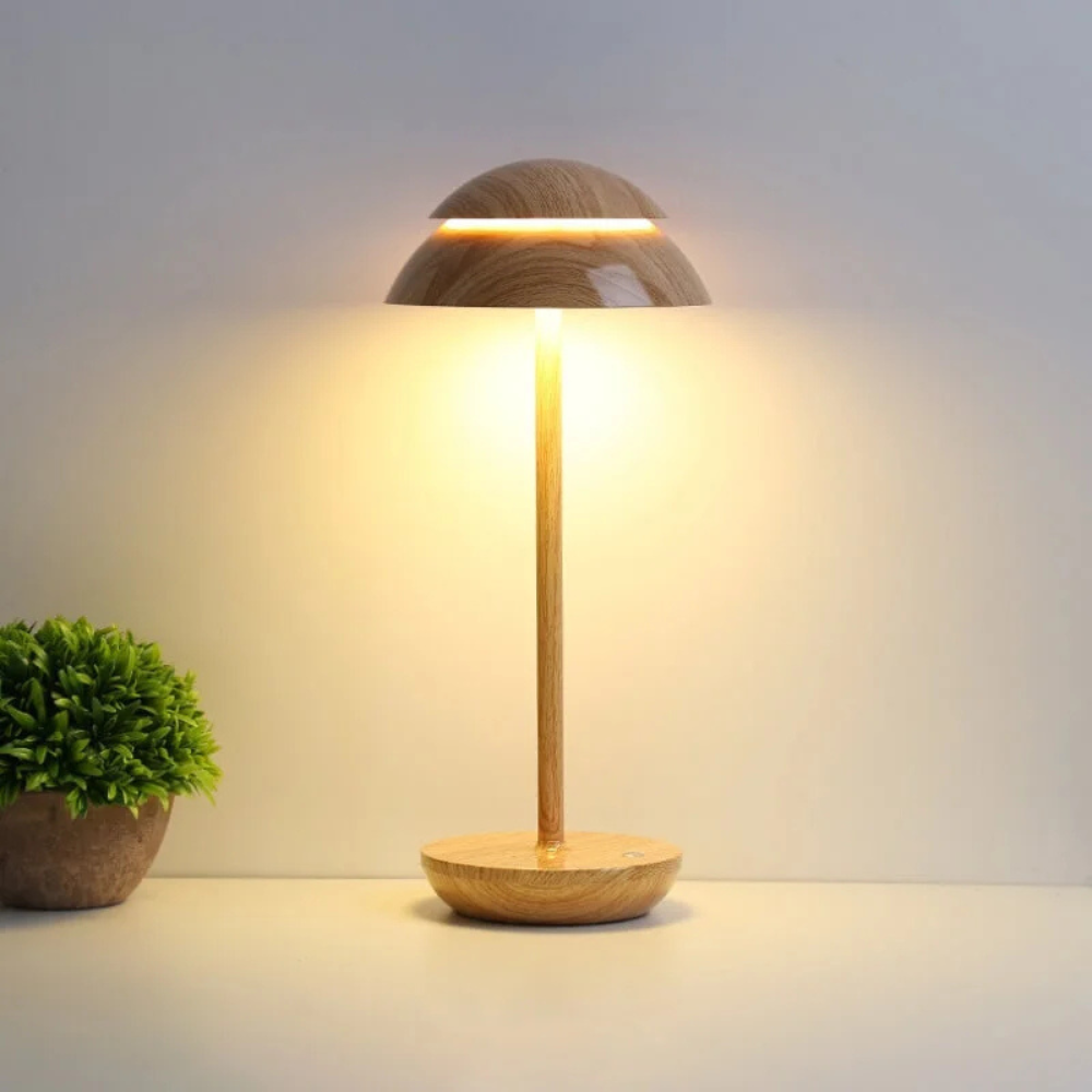 Scandinavian Minimalist | Cordless LED Table Lamp with Touch Dimming | Versatile Rechargeable Light for Cozy Spaces