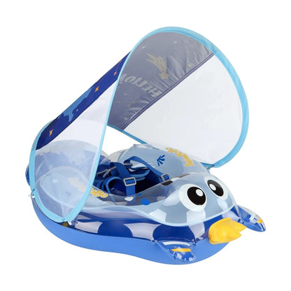 AquaBear Baby Swimming Ring | Eco-Friendly PVC with Optimal Buoyancy | Safe Water Fun for 6-36 Months