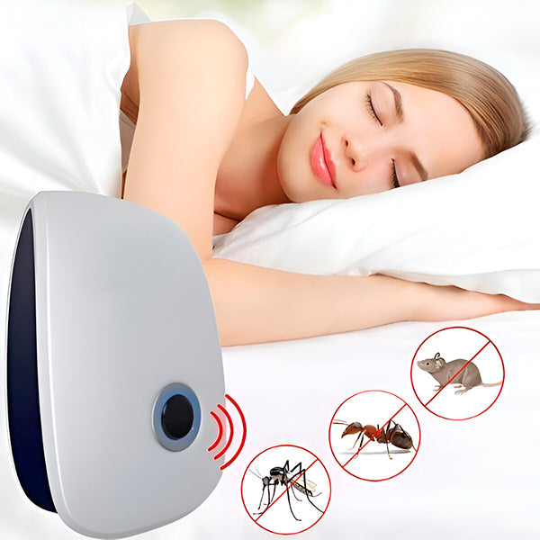Ultrasonic Pest Repeller Plug-In for Mice Bugs Roaches Spiders – Chemical-Free Indoor Defense for Home Kitchen Bedroom – Safe for Kids