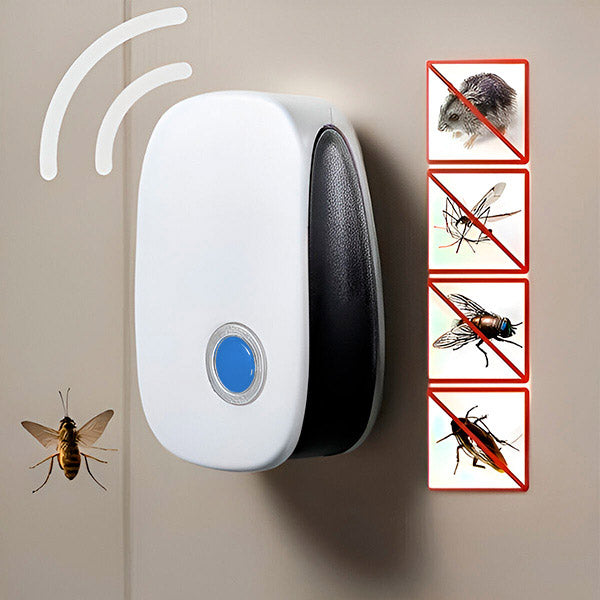 Ultrasonic Pest Repeller Plug-In for Mice Bugs Roaches Spiders – Chemical-Free Indoor Defense for Home Kitchen Bedroom – Safe for Kids