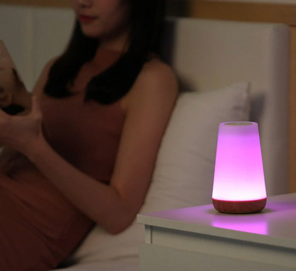 Cordless RGB Color-Changing Night Light with Remote Control – Touch Sensor LED Mood Lamp for Bedroom, Living Room & Nursery