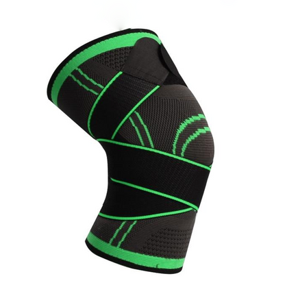 Knee Compression Sleeve with 360° Support Straps for Joint Pain Relief, Sports & Arthritis