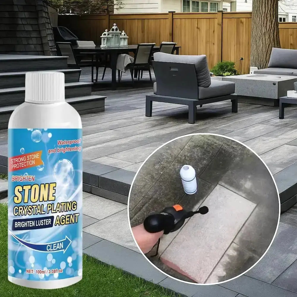 Natural Stone Cleaner for Rust & Oxidation Stains – Eco-Friendly Formula for Granite, Marble, Slate & Concrete Surfaces Indoors & Outdoors
