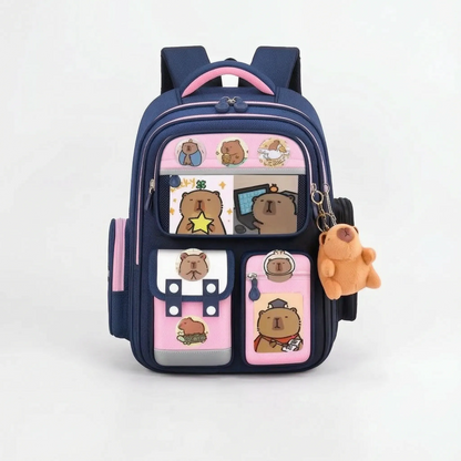 Kids School Backpack with Multi-Compartment Organization & Adjustable Straps for Elementary Students