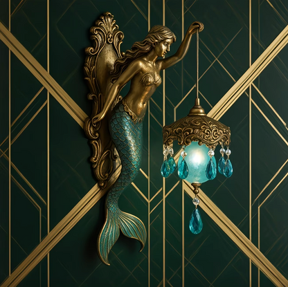 Aurelia™ - Vintage Mermaid Glow Wall Lamp