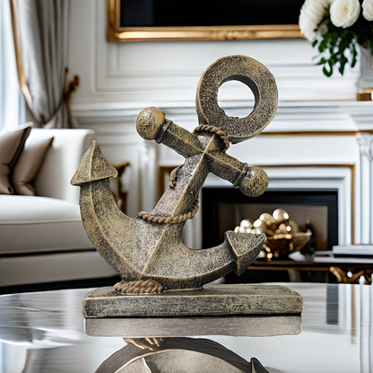 Admiral’s Crest™ - Nautical Vintage Anchor Ornament