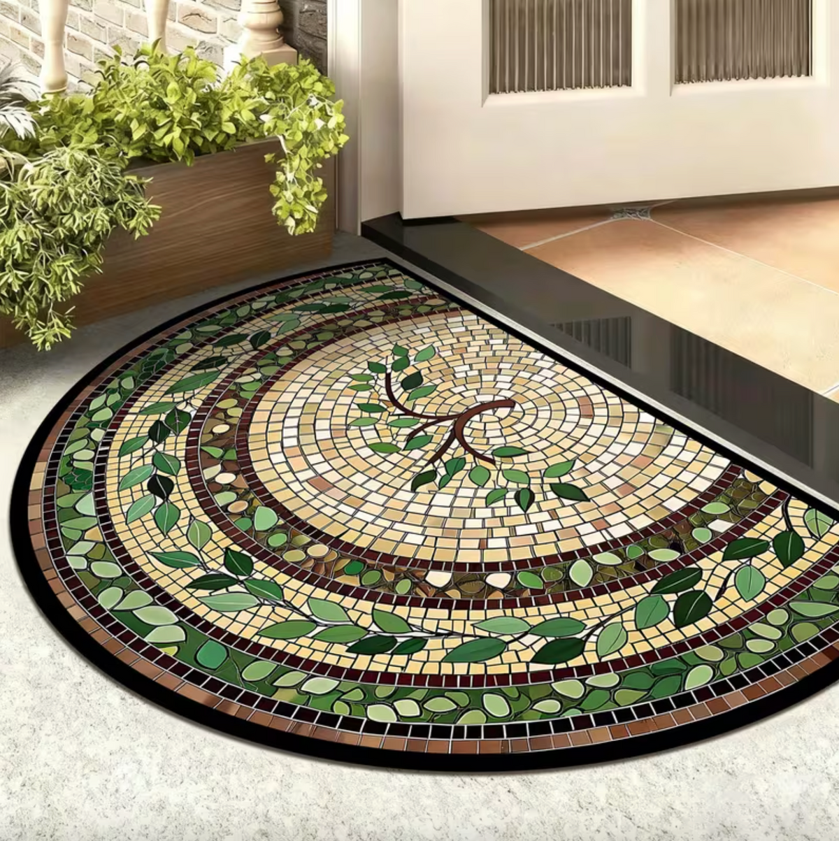 Verdantia™ – Mosaic Vine Doormat