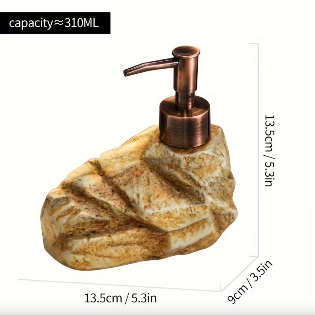 Aurestone™ - Natural Soap Dispenser