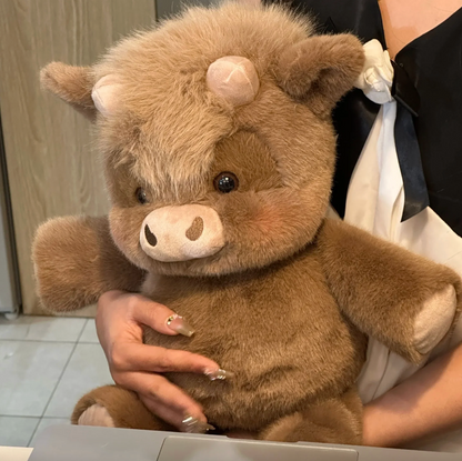 SnuggleMoo™ – Cozy Highland Plush
