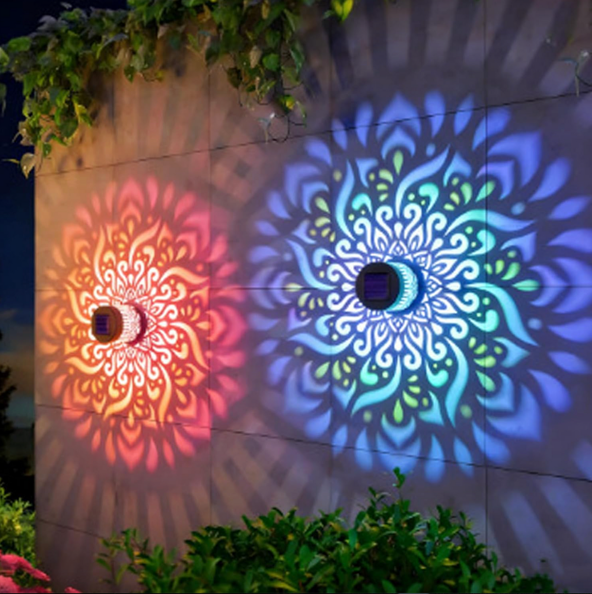 MandaraGlow™ – Solar Mandala Lantern Set