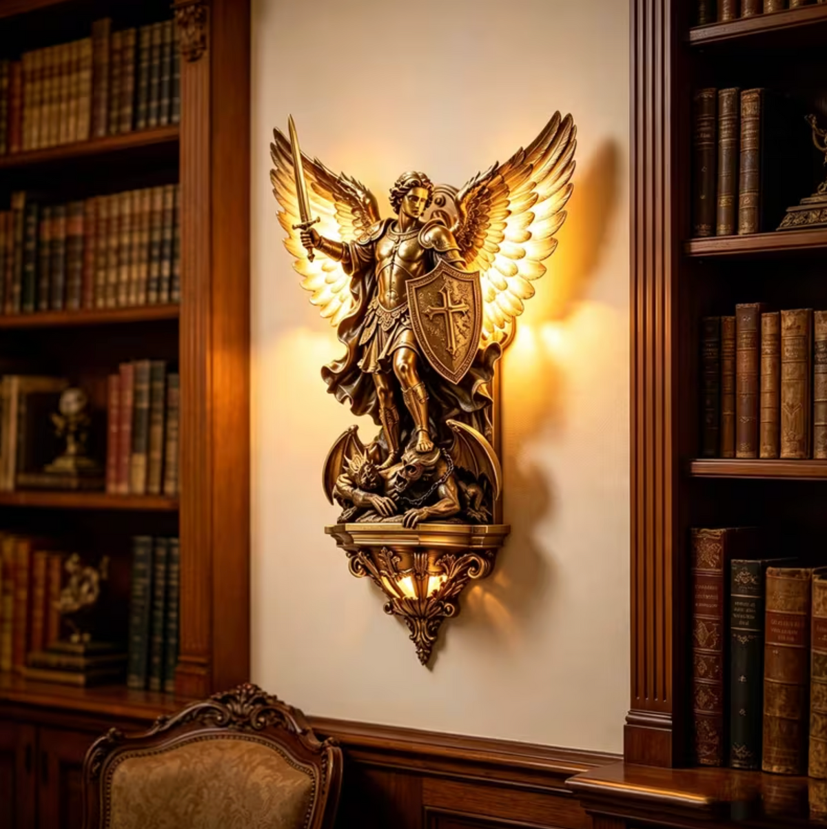 Sanctorum™ – Archangel Michael Wall Lamp