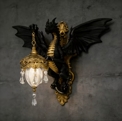 Draco™ – Obsidian Wall Lamp
