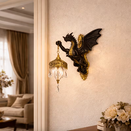Draco™ – Obsidian Wall Lamp